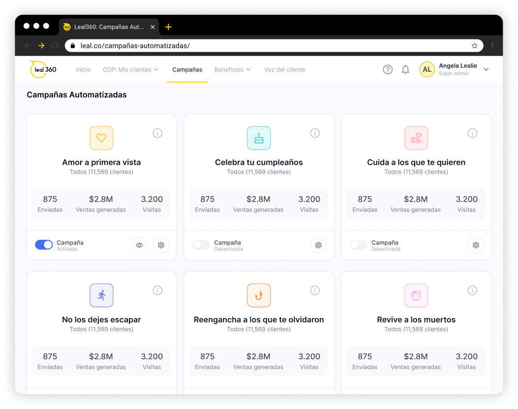 screenshot of Leal 360